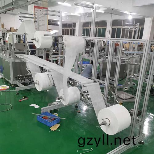 N95無紡佈口罩打片機自動口罩(zhao)製片機CWKN95